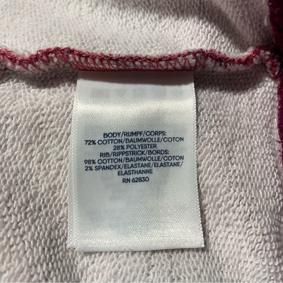 Lands End Long Sleeve Serious Sweats Button Hoodie Blackberry Mountain Ombré 2X - Picture 13 of 15